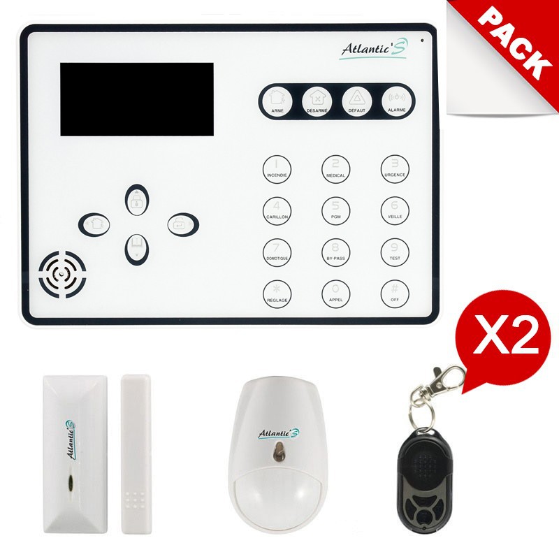 Alarme maison GSM sans fil  Atlantic’S ATEOS Kit 1