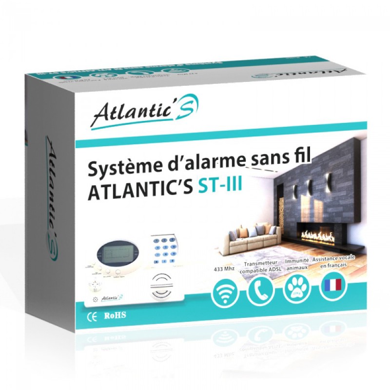 Pack Alarme sans fil Atlantic'S Kit 5