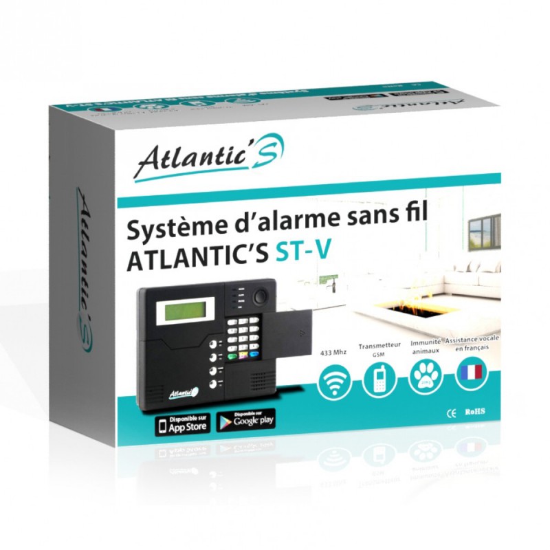 Pack Alarme sans fil GSM Atlantic'S Kit 2