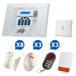 Kit 02 Alarme sans fil Visonic PowerMax Pro